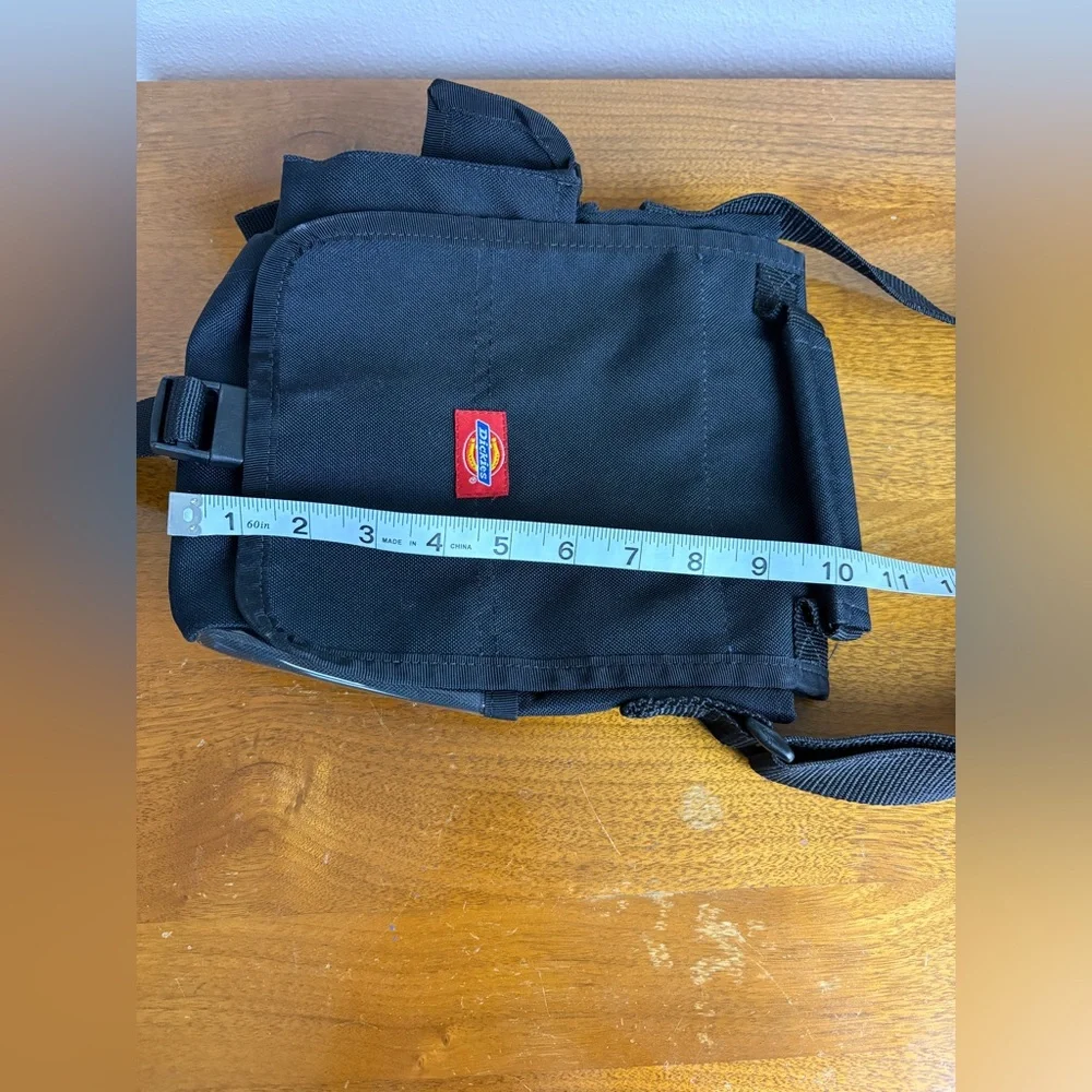 Dickies black canvas shoulder / messenger bag - Picture 7 of 8
